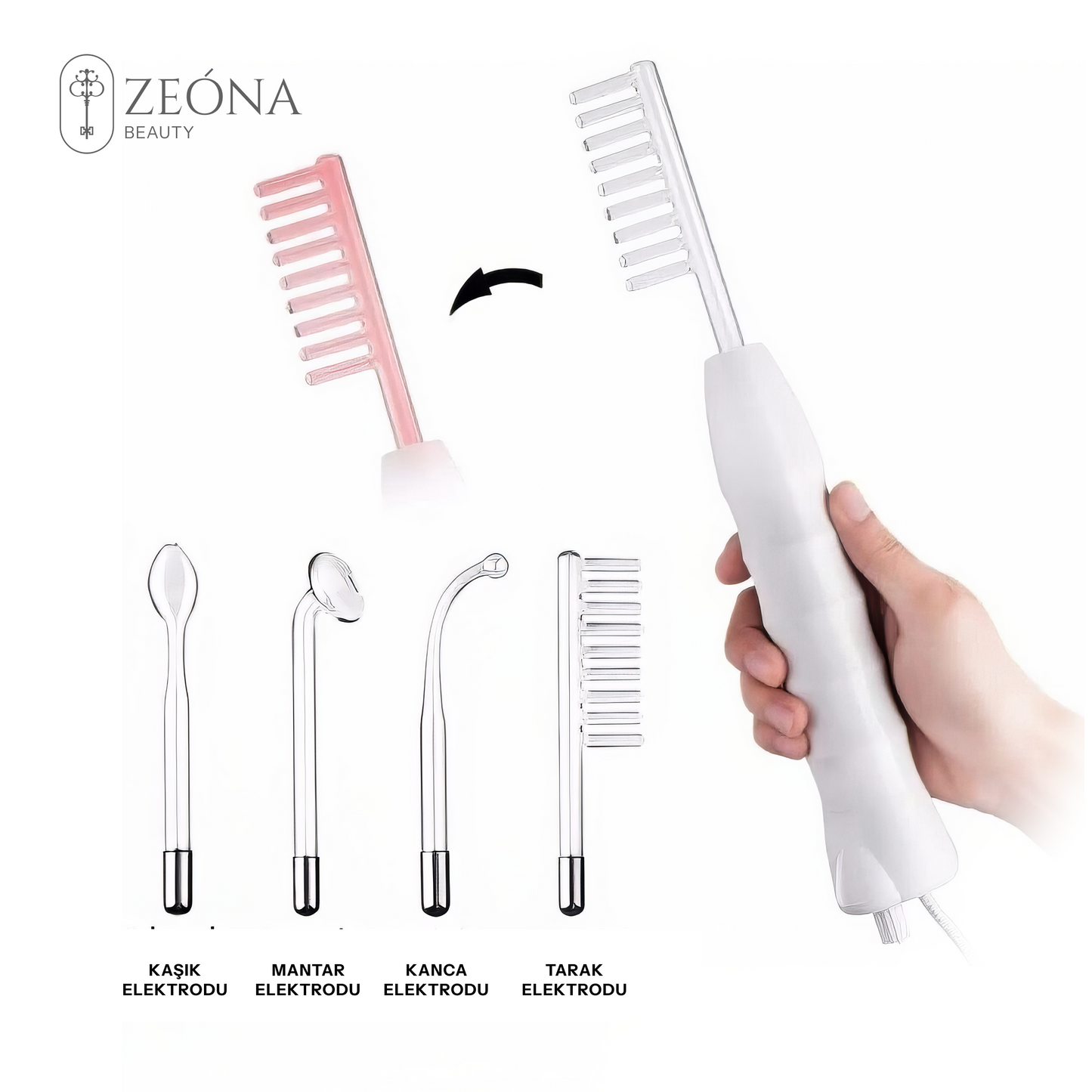 Zeona Beauty - Frekanslı Tarak Paketi